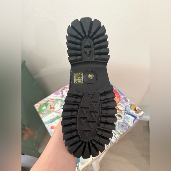 NIB RARE Jeffrey Campbell Recess Ankle Boot Chain-Embellished EU 40, US 9 - Picture 10 of 13